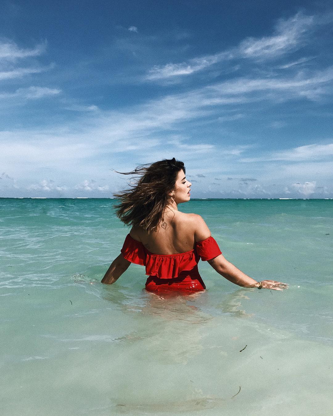 Dulceida, de vacaciones familiares en Punta Cana, donde dio la bienvenida al 2018.