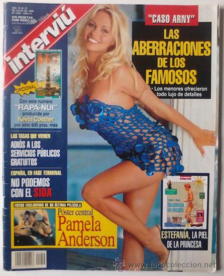 La revista arrasó en su día con esta portada de Pamela Anderson.