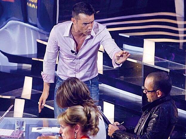 Jesús Vázquez discutió con Risto Mejide en 'Operación Triunfo'.