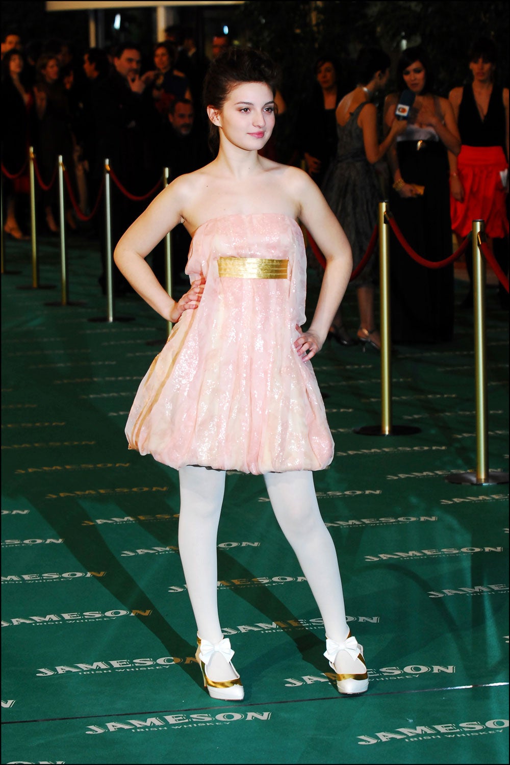 María Valverde durante los Premios Goya 2007.