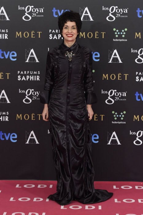 Adriana Ozores durante los Premios Goya 2015.