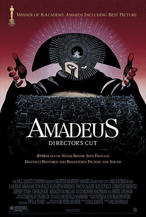Amadeus (1984) es considerada una de las películas de culto de la época.