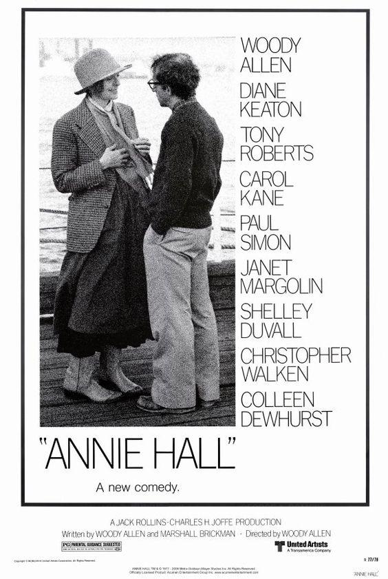 La célebre cinta Annie Hall (1977) ganó el premio a Mejor Película en 1978. Dirigida por el polémico Woody Allen.