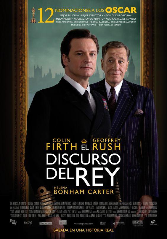 El discurso del rey está basada en hechos reales, y es otro de los films británicos que ha conseguido el Oscar a Mejor Película.