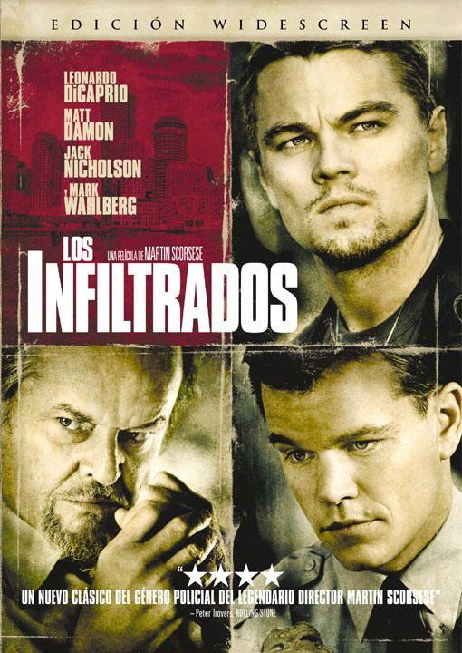 Leonardo DiCaprio, Jack Nicholson, Matt Damon y Mark Wahlberg protagonizan Infiltrados, un film de género policiaco dirigido por Martin Scorsese.