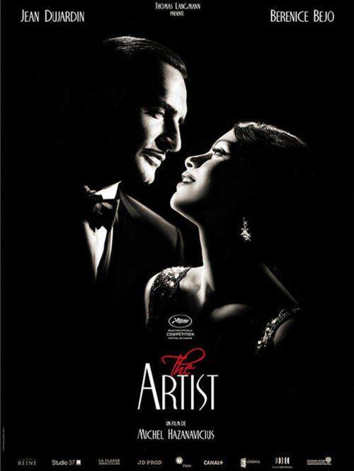 The Artist revivió el cine mudo y en blanco y negro, y consiguió alzarse con el Premio Oscar a Mejor Película en el año 2012.