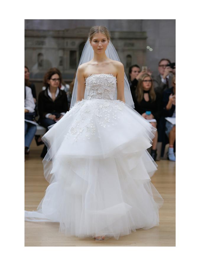 Velo de novia de Oscar de la Renta