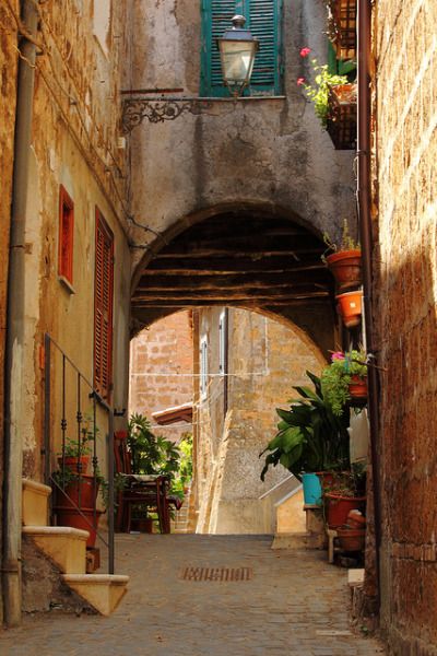 Barbarano Romano, en Italia, es considerado uno de los pueblos más bonitos del mundo. ¡Nos nos extraña nada! (Foto: Pinterest).