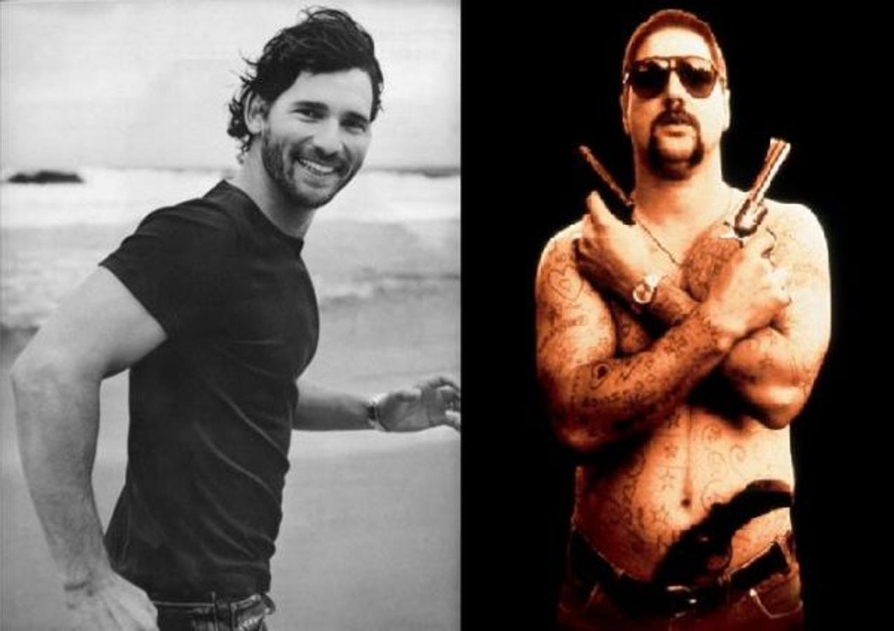 Eric Bana dio vida a Mark Brandon Chopper Read, en 'Chopper' (2000), para lo que tuvo que modificar completamente su aspecto.
