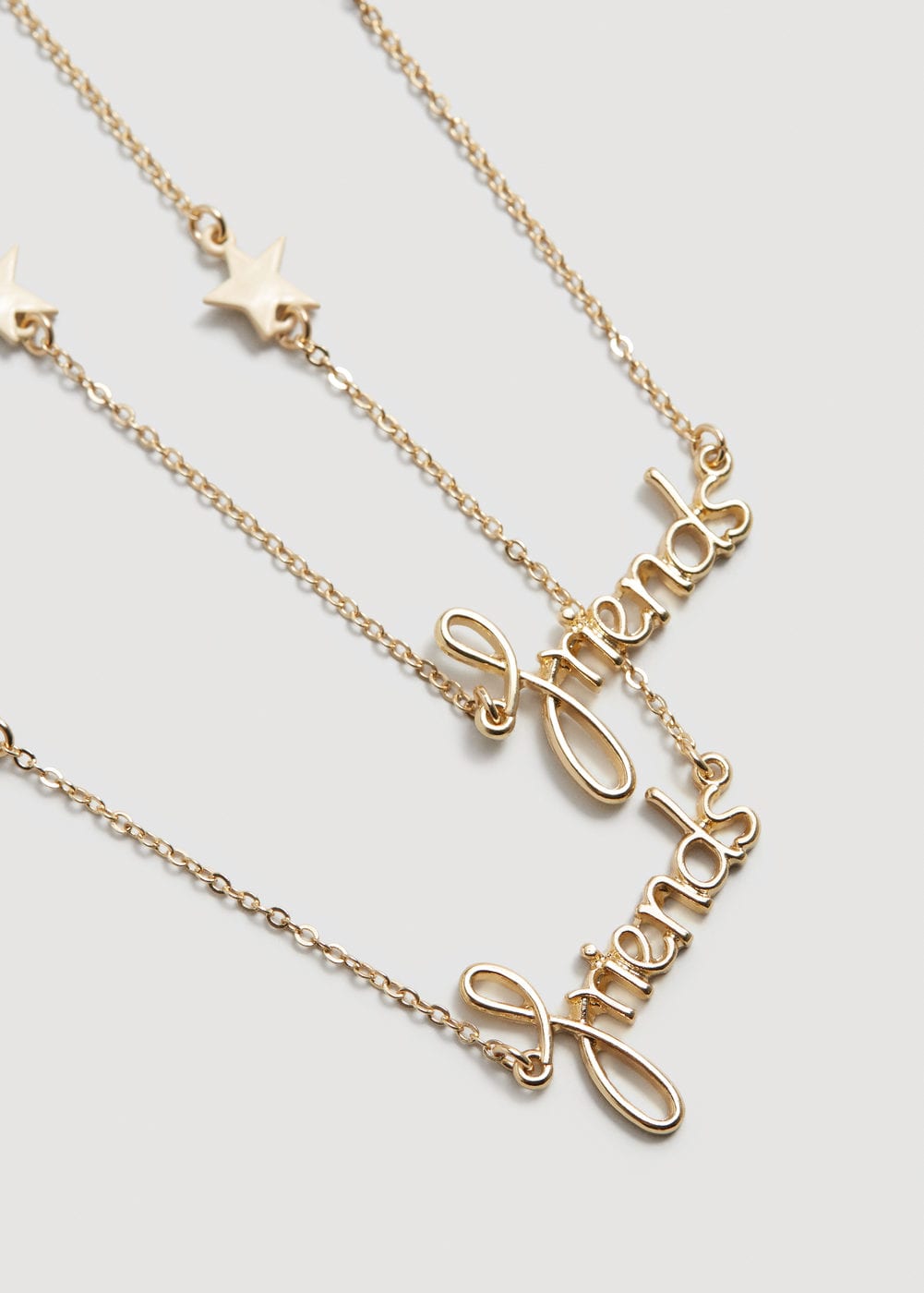 Set de 2 collares ‘best Friends’ de Mango: 7,99 euros.