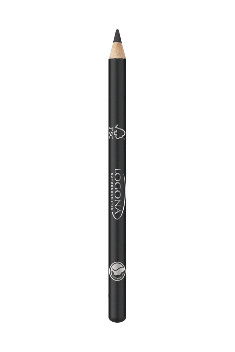 Eyeliner Pencil de Logona. Lápiz de kohl de textura suave y fácil de aplicar, con ingredientes naturales anti-envejecimiento. Vegano. (6,49 €, www.ecco-verde.es)