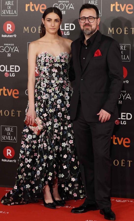 Paco Plaza, director de 'Verónica' junto a Susana Escacena, protagonista.