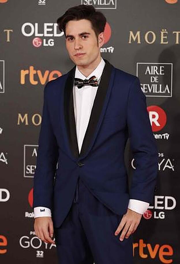 Eloi Costa, nominado a mejor actor revelación en los Premios Goya 2018.