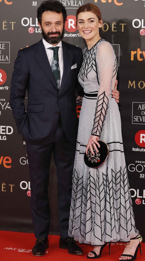 Marta Nieto posó con su pareja, el director Rodrigo Sorogoyen.