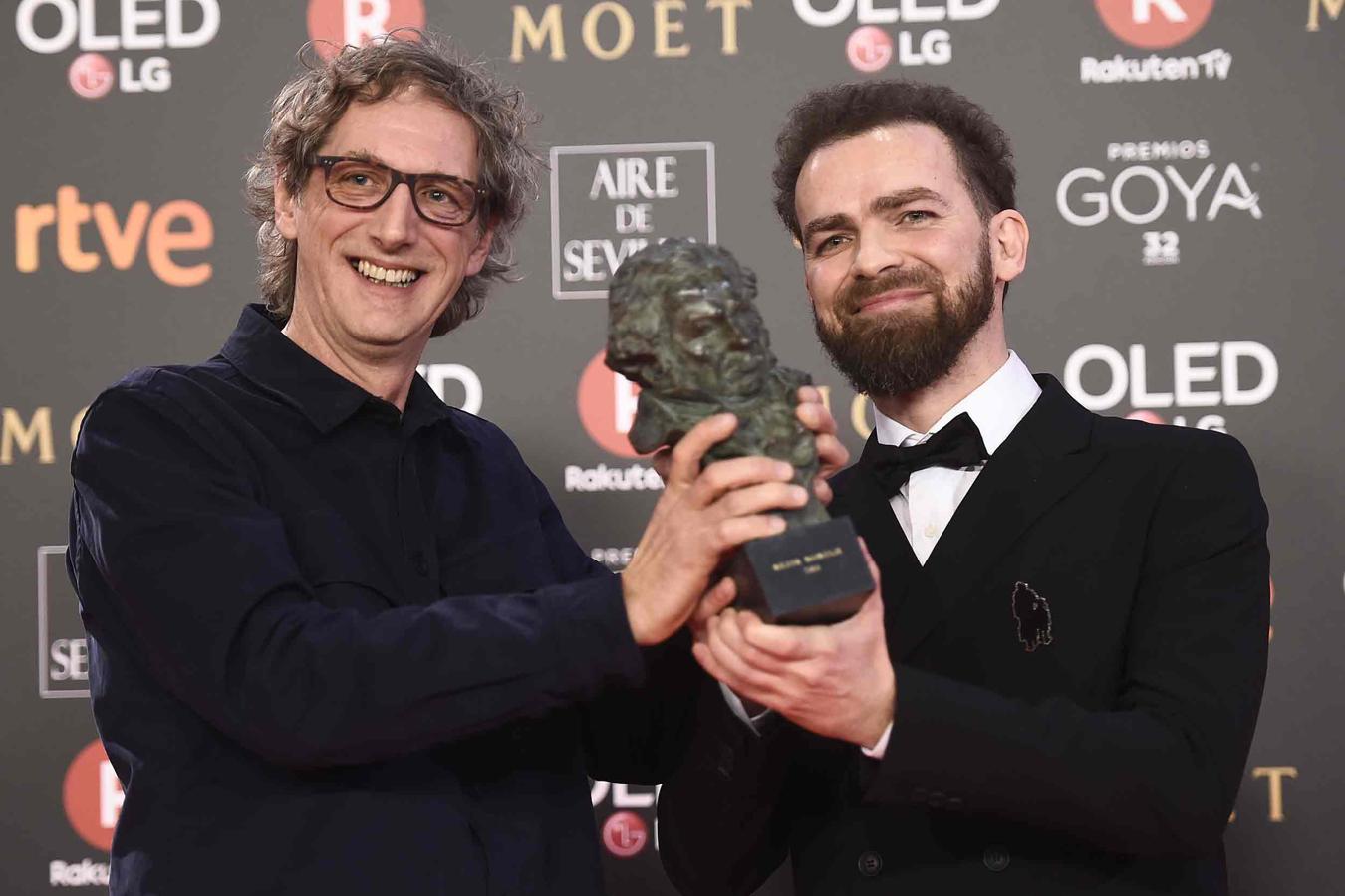 Laurent Dufreche and Raúl López, Premio Goya 2018 por mejor montaje 'Handia'