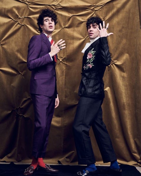 Los Javis (Javier calbo y Javier Ambrossi), que finalmente no consiguieron el Goya a mejor direccion Novel.