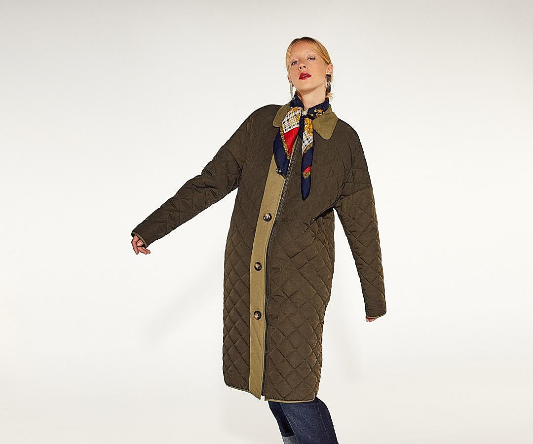 Abrigo acolchado de Sfera. Precio: 29,99 euros.