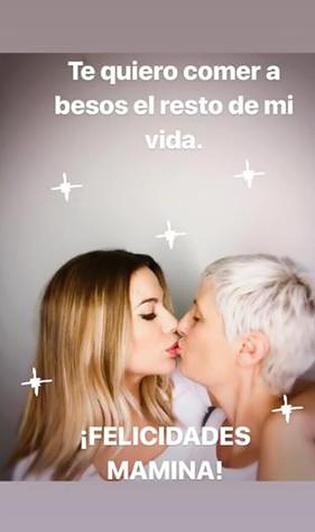 Tamara Gorro felicita a su madre en redes.