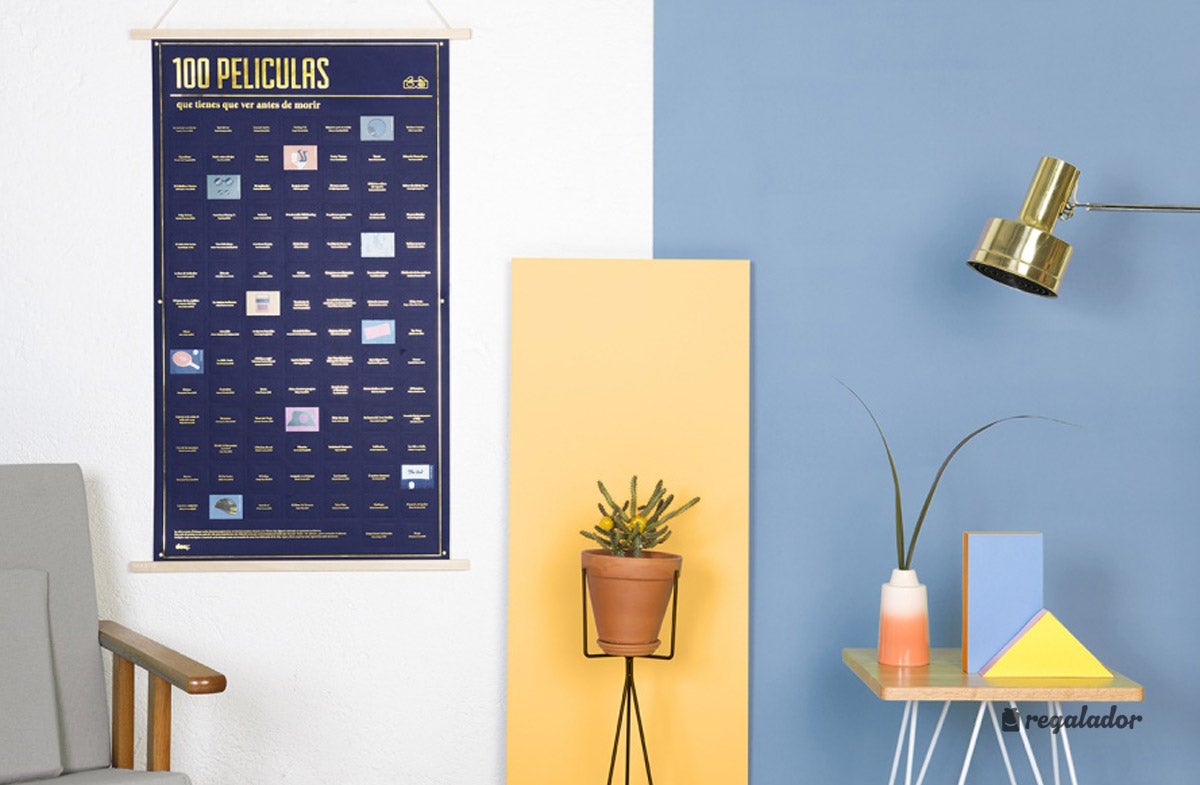 El Póster de 100 películas que tienes que ver antes de morir os va a hacer retomar todos esos clásicos pendientes.¿Y si fuese un póster de 100 viajes? ¡Dale rienda suelta a tu imaginación!