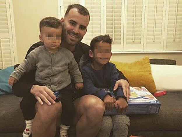 Jesé con sus hijos mayores.