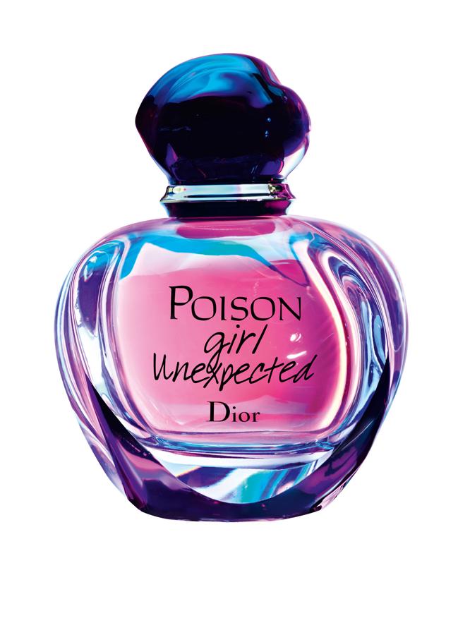 Poison Girl Unexpected de Dior. Una fragancia para chicas dulces en la que la fruta se mezcla con especias intensas y flores aterciopeladas. (60€)