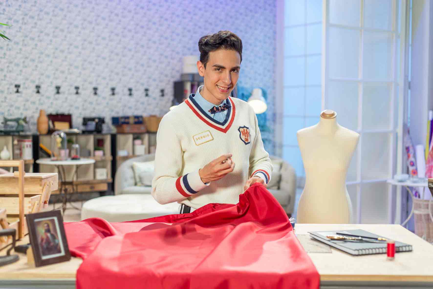 Sergio, hemano gemelo de Vicente, tratará de ganar 'Maestros de la costura'.