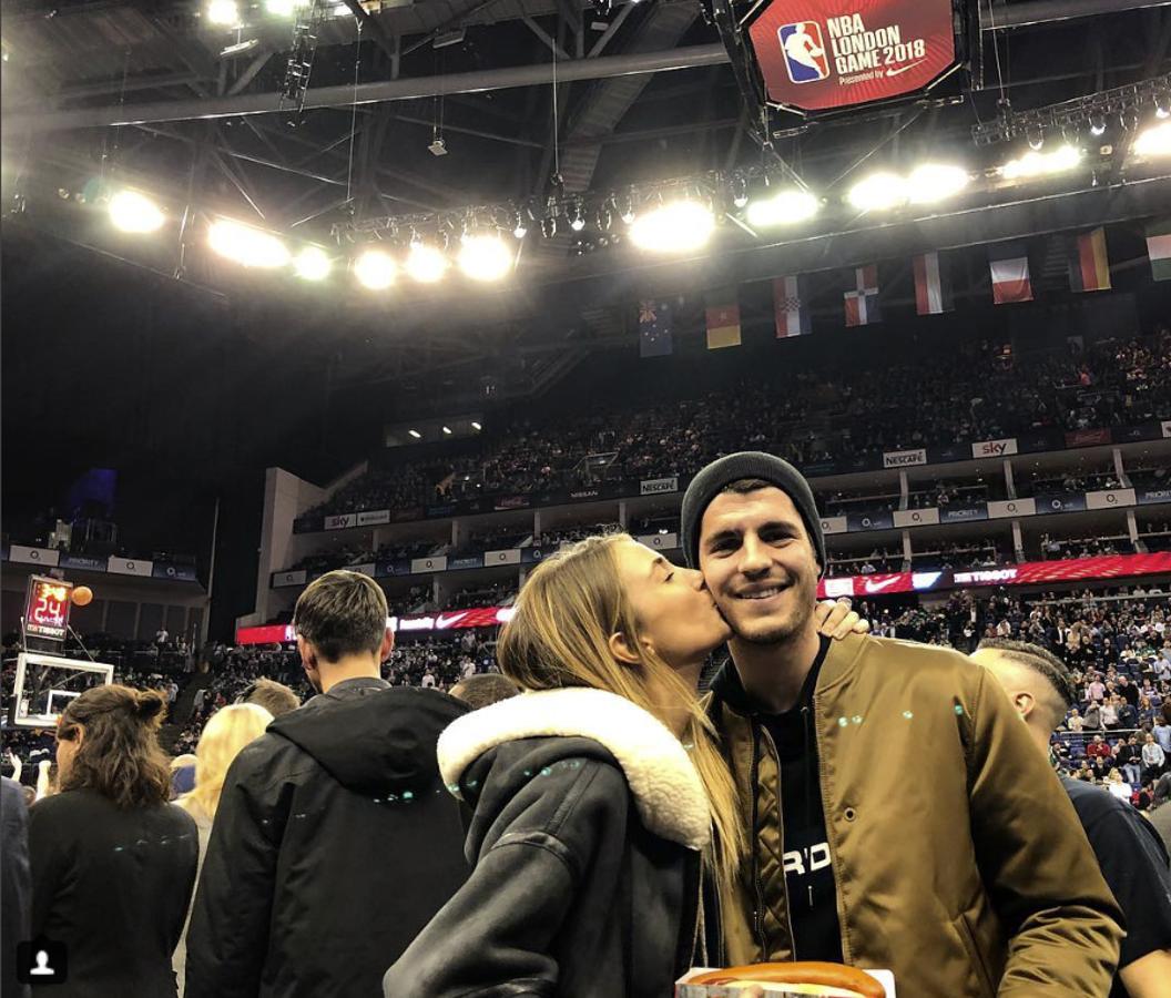 Álvaro Morata y Alice Campello se casaron este verano y están a punto de ser padres. Sus fotos unidos son muy habituales.