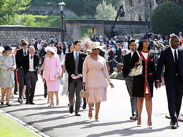 Galería. Pincha en la imagen para ver la galería de fotos de los invitados a la boda de Meghan y Harry