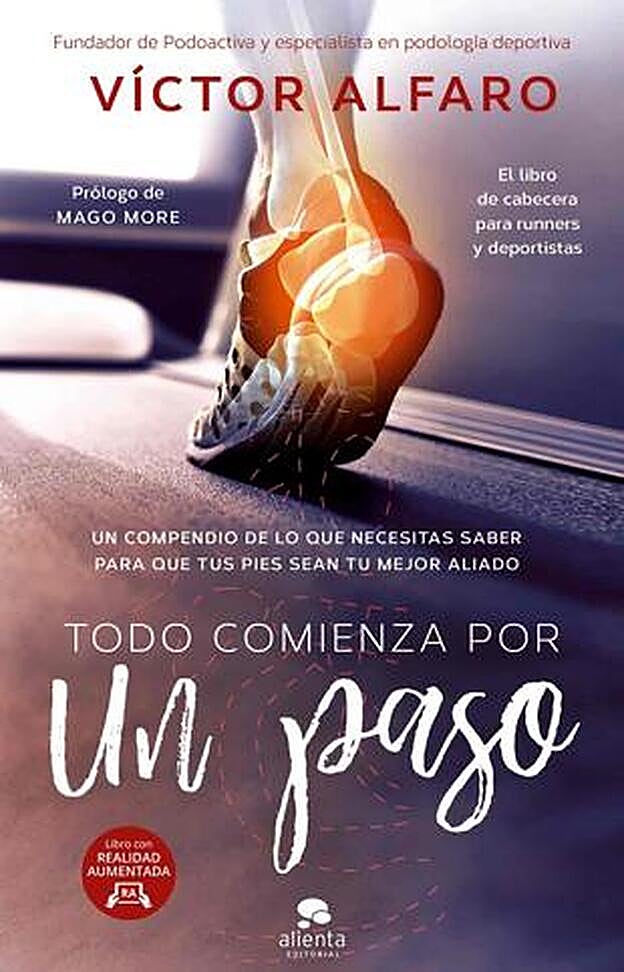 Portada del libro 'Todo comienza por un paso', de Víctor Alfaro.