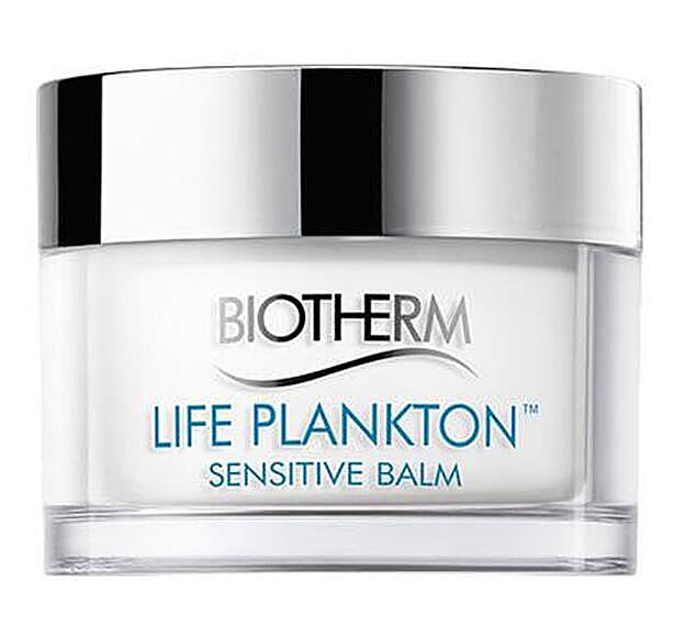 MICROORGANISMOS VIVOS: Sensitive Balm de Biotherm (52 €). Con Life Plankton.