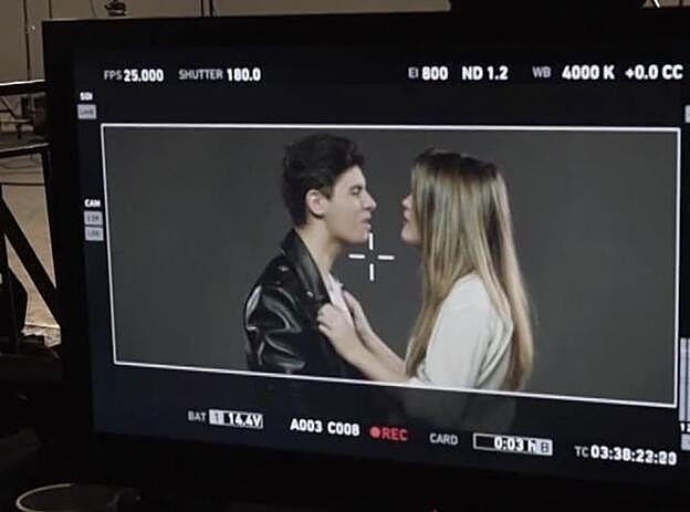 Otra imagen del videoclip.