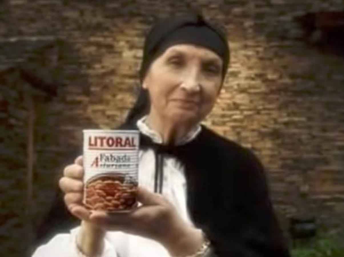 La mujer que se hizo famosa por protagonizar el anuncio de la fabada Litoral, nos dejaba el 11 de diciembre.
