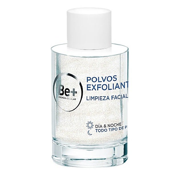 Polvos Exfoliantes Limpieza Facial de Be+ (13,62 euros)