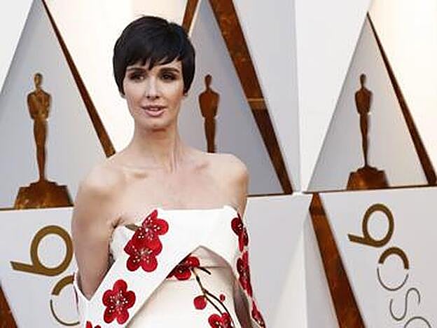 Paz Vega acudió a los Oscar invitada por Morgan Freeman.