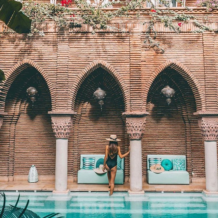 La Sultana, Marrakech: 21.700 seguidores en Instagram. Uno de los mejores riads de Marruecos. Foto: @belenhostalet