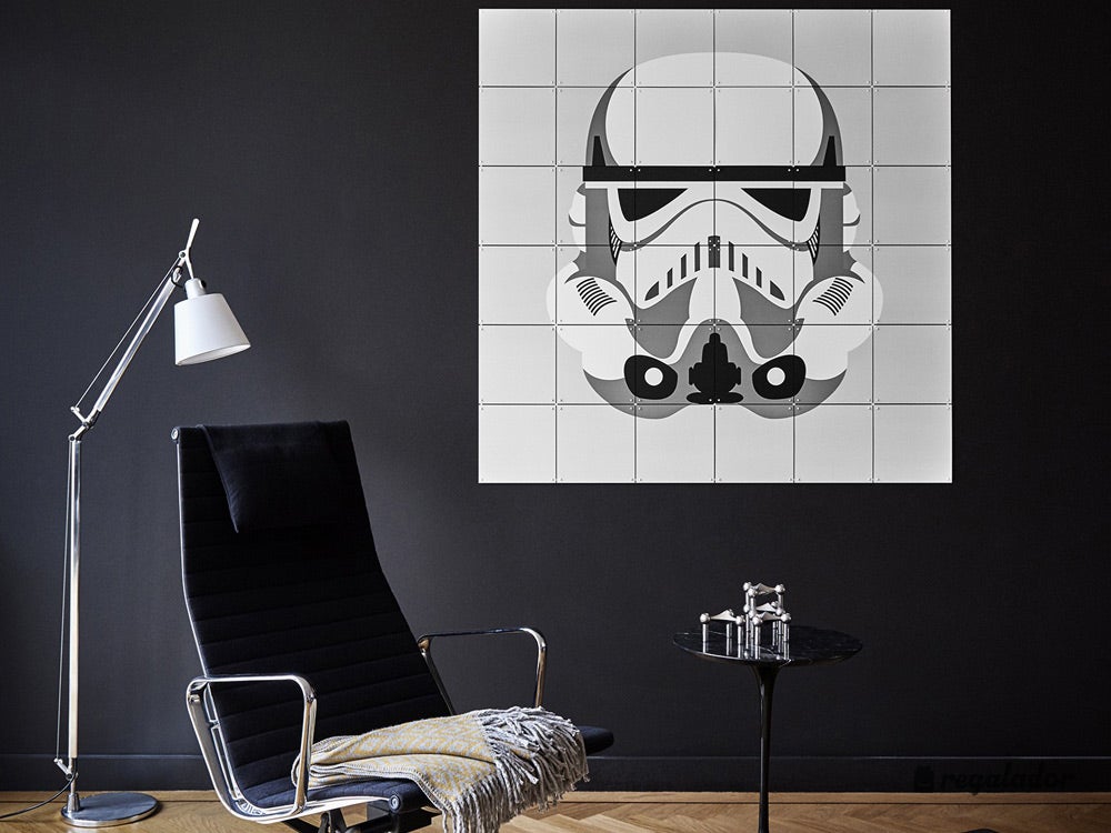 La decoración de pared más original. Un cuadro mosaico de IXXI Star Wars, 69€