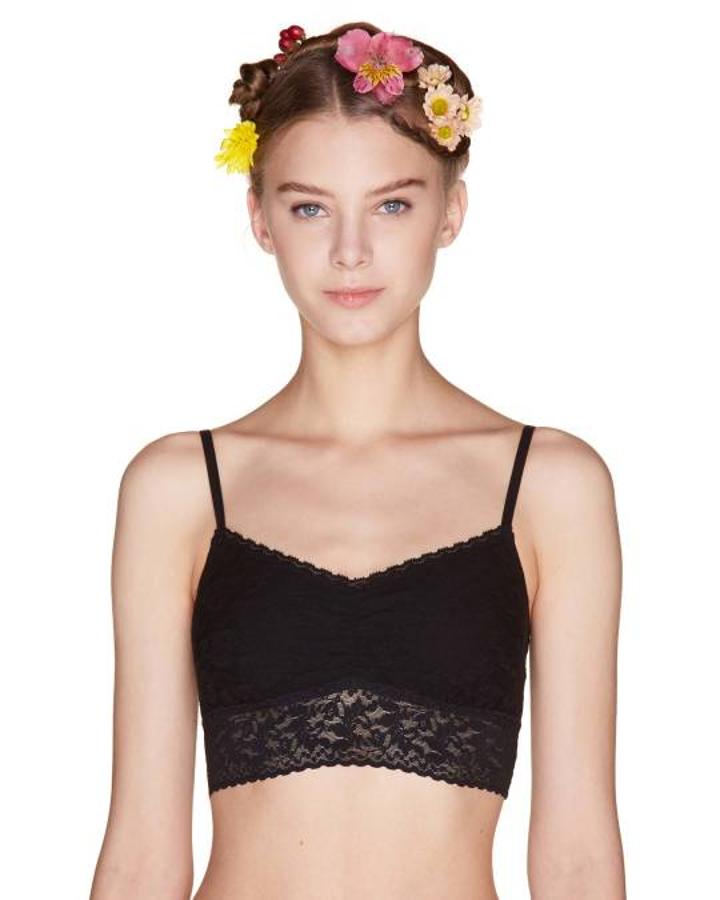 Sujetador de algodón con encaje de Benetton. Precio: 16,95 euros.