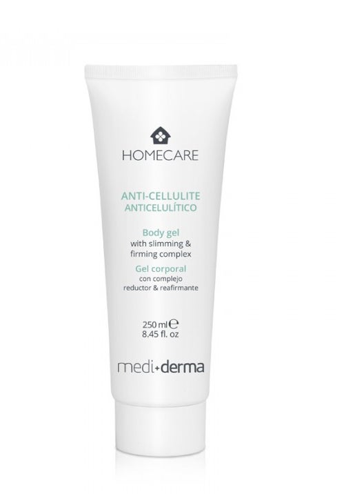 Gel anticelulítico Homecare de medi+derma by Sesderma. Con activos liposomados que garantizan la penetración del producto hasta las capas más profundas de la piel. (20€, 250ml)