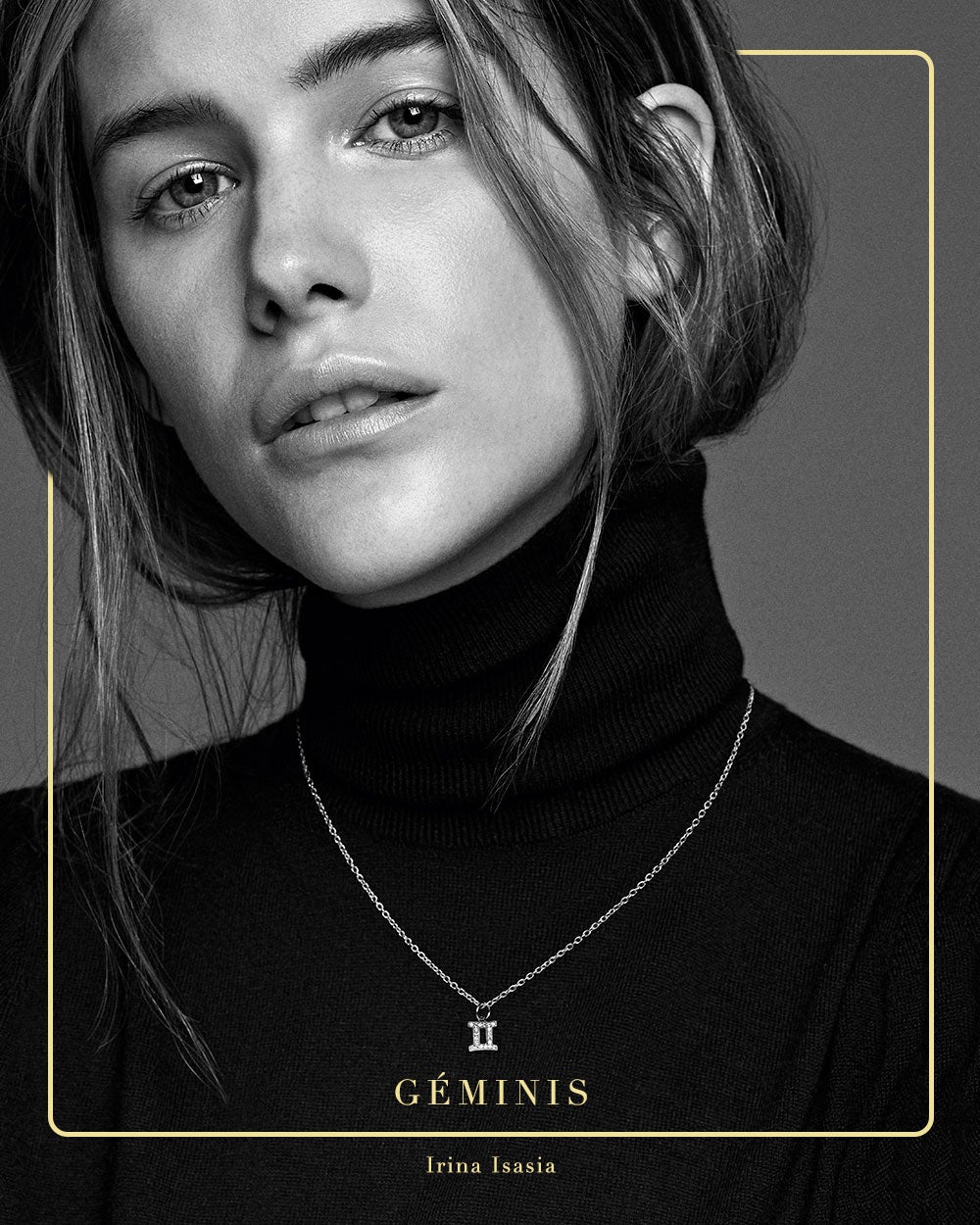 Aristocrazy colección Zodiac: Géminis. Retrato de Irina Isasia, fotografiada por Gonzalo Machado.