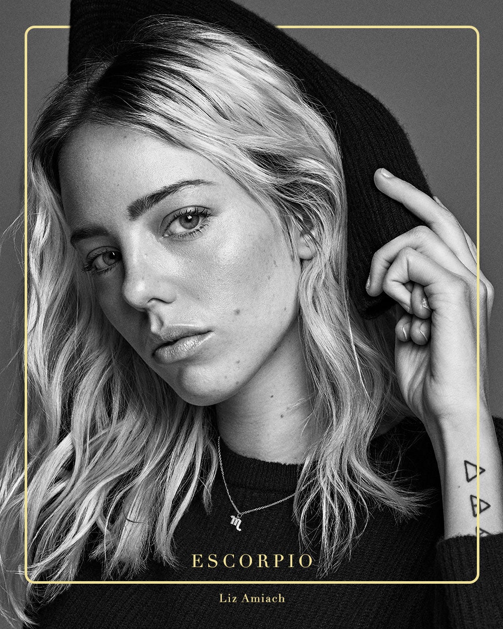 Aristocrazy colección Zodiac: Escorpio. Retrato de Liz Amiach, fotografiada por Gonzalo Machado.