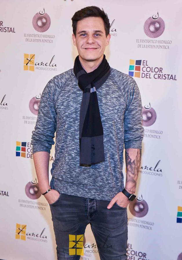 Christian Gálvez posa antes de ver el resultado final del documental 'El fantástico hidalgo de la estepa póntica'.