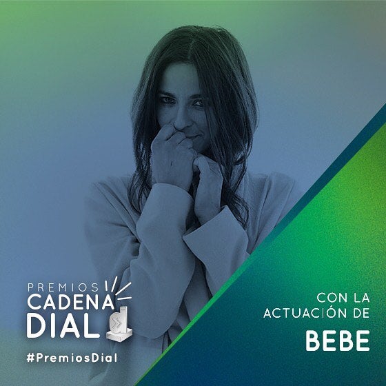 Como han anunciado en la cuenta de Instagram de Cadena Dial, Bebe será una de las artistas invitadas que subirá al escenario de los XXII Premios.
