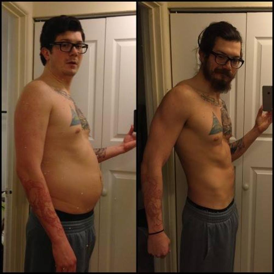 Facebook: Before and After weight loss