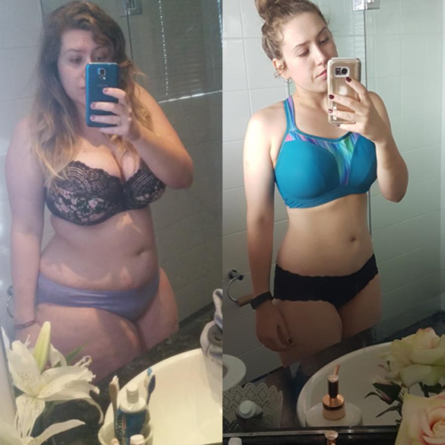 Facebook: Before and After weight loss