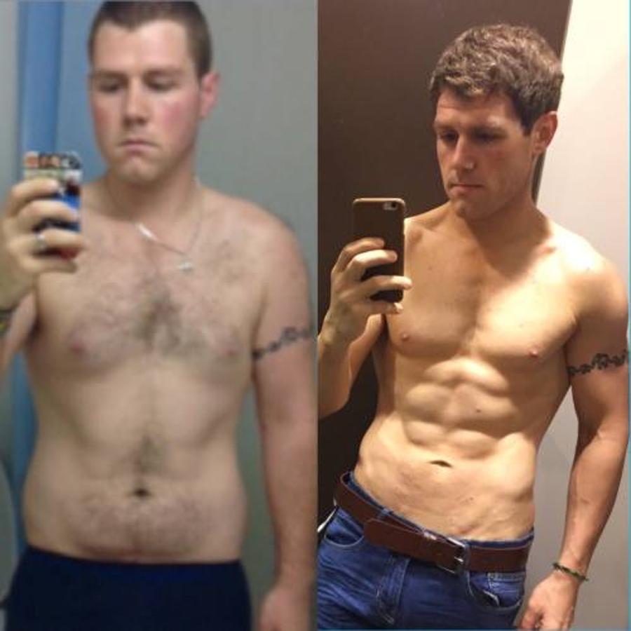 Facebook: Before and After weight loss