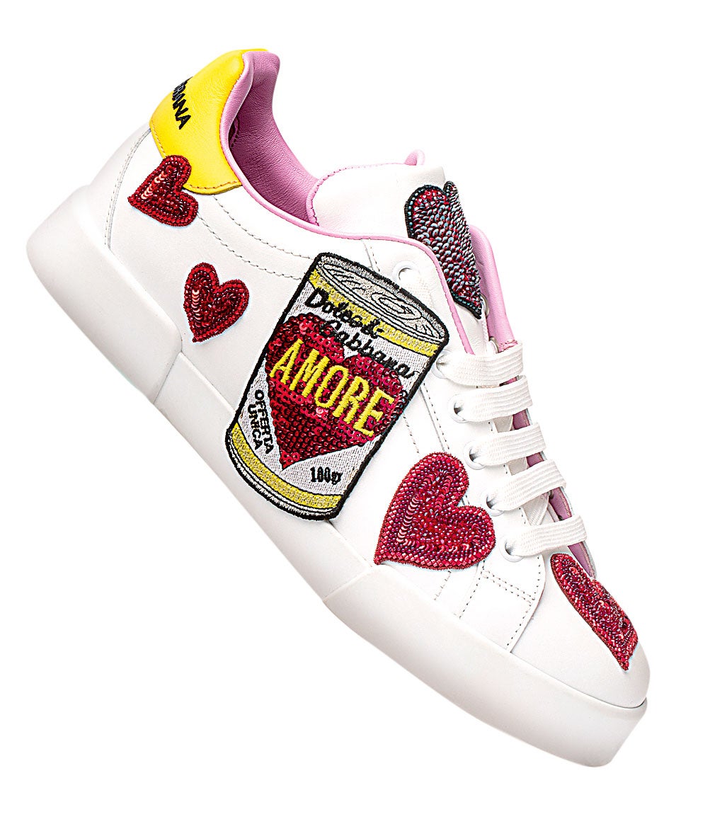 Zapatillas de Dolce & Gabbana inspiradas en el estilo de Warhol.