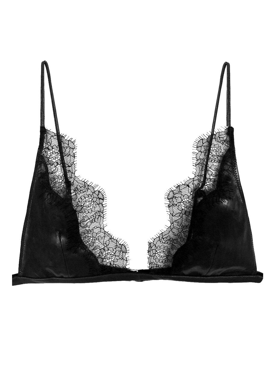 Sujetador triángulo sin aros combinado. Ideal para ser muy original el Día de la Madre. (c.p.v.)