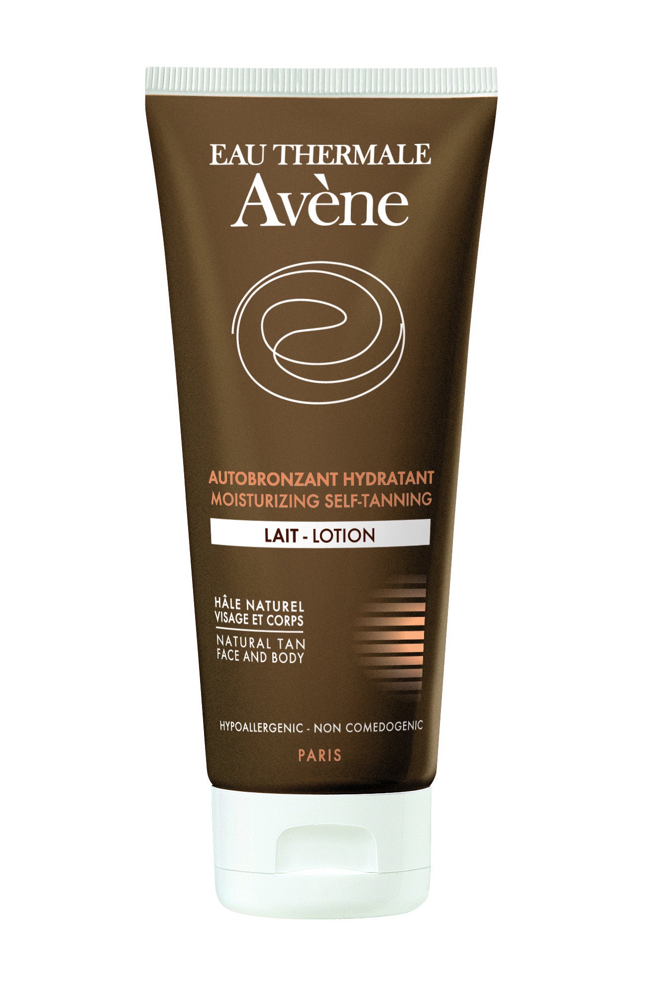 Esta autobronceador sirve para el rostro y el cuerpo. Prorporciona a la piel sensible un tono uniforme, natural y luminoso. Es hipoalergénico y no comodogénico. Su textura es ligera y está agradablemente perfumada. Sin parabenos. (17,40€)