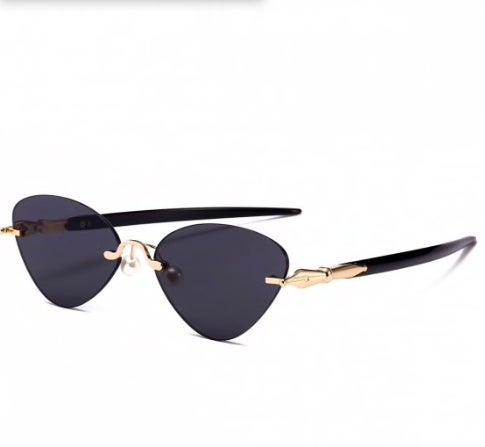 Gafas de sol ojo de gato, sin montura, de Zaful: 6,63 euros.