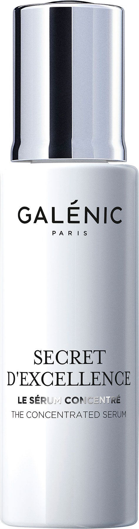 Estas fórmulas tienen tal concentración de activos que con ese poquito consiguen lo que necesitas. La textura gelificada carece de agentes selladores, por eso penetra mejor. Secret D’Excellence Sérum Concentrado de Galénic (98 €).